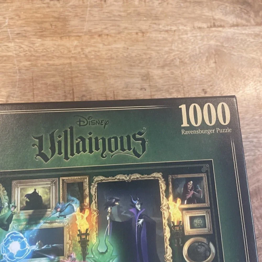 Ravensburger Villainous Maleficent 1000pc Jigsaw Puzzle COMPLETE No token